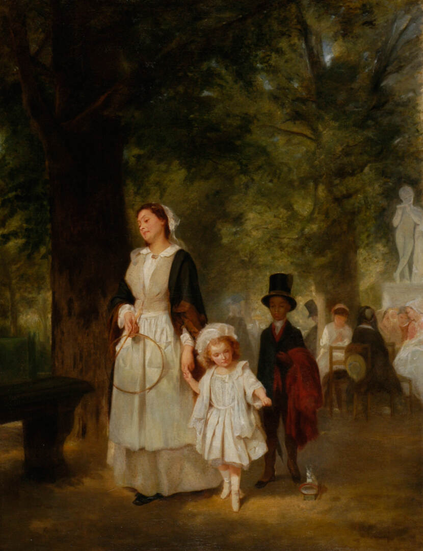 Scene in the Bois de Boulogne